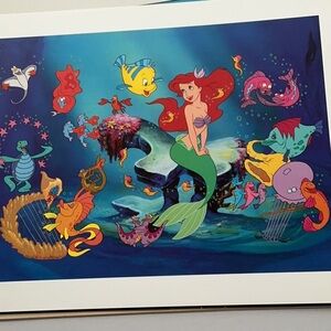 Disney's The Little Mermaid Ocean Scene Poster prints.
